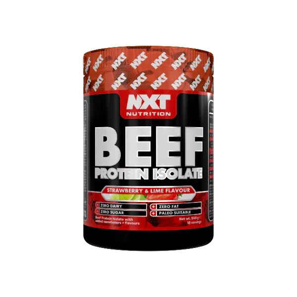 Picture of NXT Beef Isolate Strawberry & Lime 540g