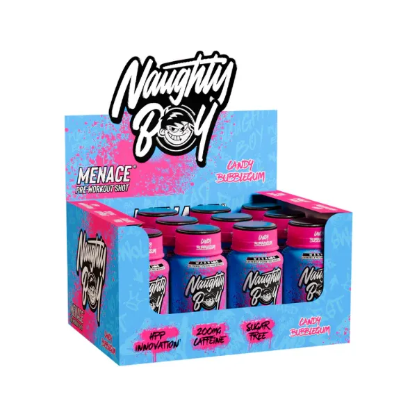 Picture of Naughty Boy Menace Shot Candy Bubblegum x 24