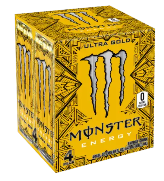 Picture of Monster Ultra Gold 4pk 6x4x500ml