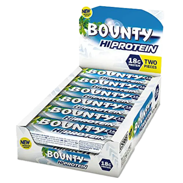 Picture of Bounty Hi Protein Bar Coconut 12 x52g