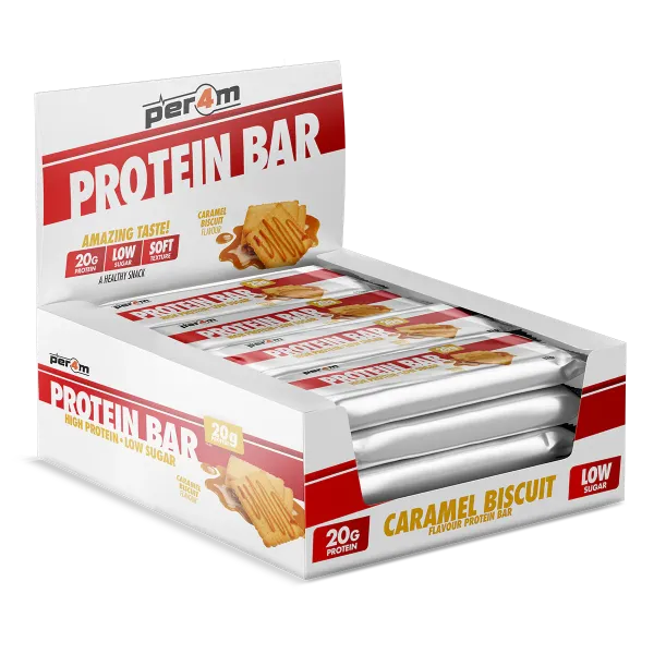 Picture of Per4m Protein Bar Caramel Biscuit 12 x 62g