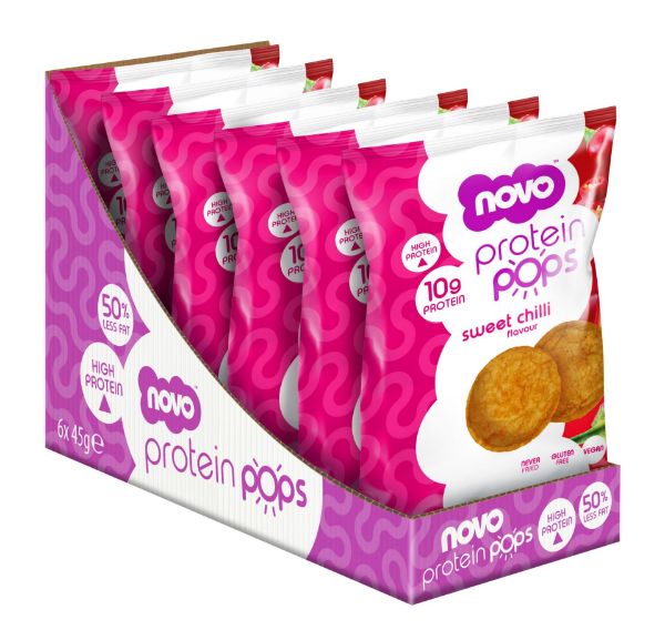 Picture of Novo Protein Pops Sweet Chilli 6 x45g