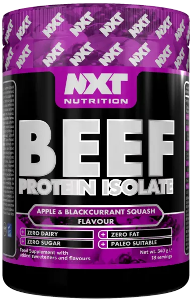 Picture of NXT Beef Protein Isolate Apple & blackcurrant 540g
