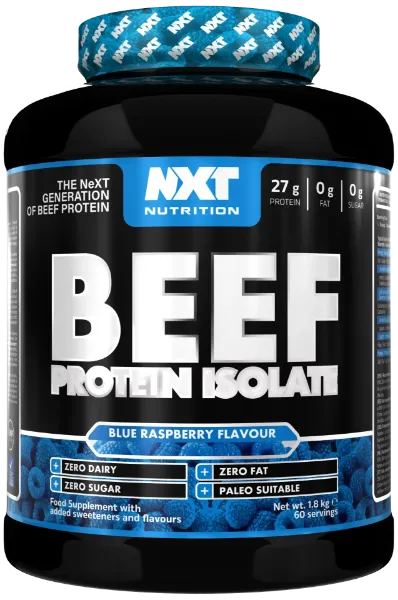 Picture of NXT Beef Protein Isolate Blue Sour Raspberry 1.8kg