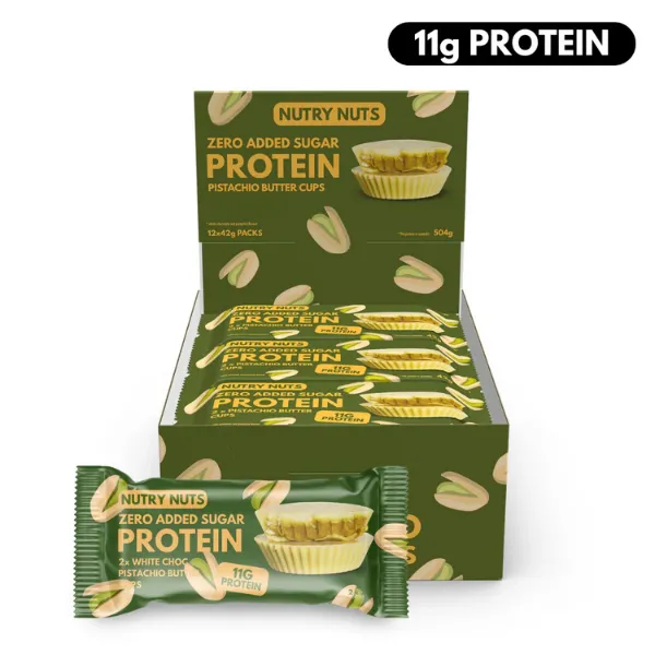 Picture of Nutry Nuts White Choc Pistachio Cups 12 x42g