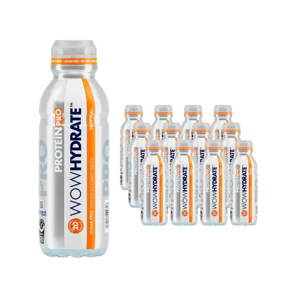 Picture of WOW Hydrate Protein Tropical 12 x500ml