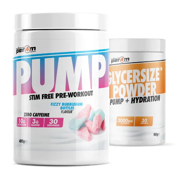 Picture of Per4m PUMP Pre Workout Fizzy Bubblegum Bottle 495g