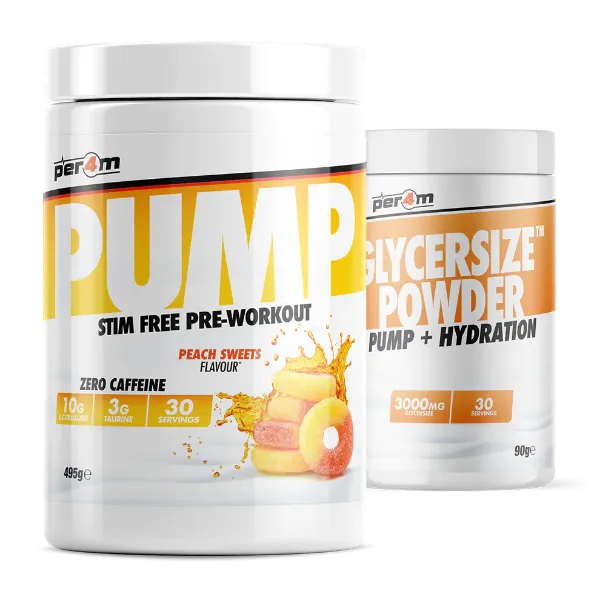 Picture of Per4m PUMP Pre Workout Peach Sweets 495g