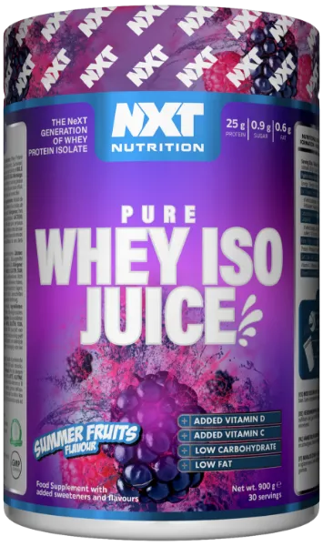 Picture of NXT PURE WHEY ISO JUICE 900G SUMMER FRUITS