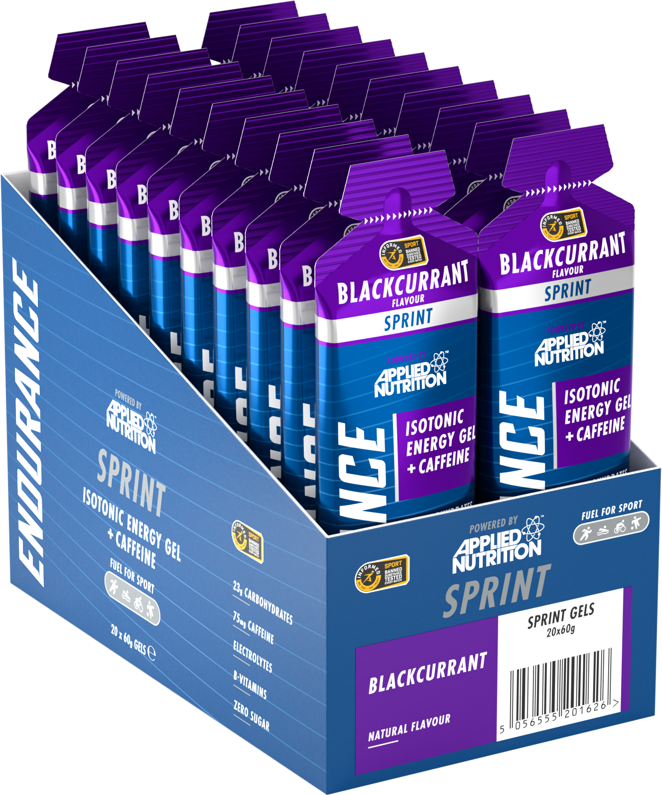 Gel Endurance Velocity Fuel -Sprint BCurrant x20